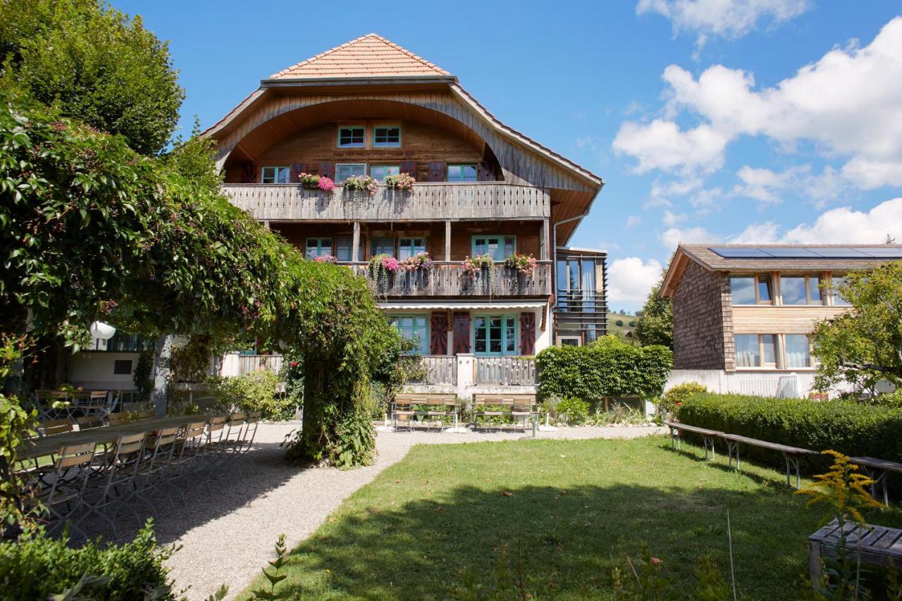 Hotel Bio Garni Moeschberg Grosshochstetten Exterior foto